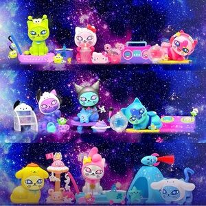 tokidoki Galactic Cats x Hello Kitty & Friends Series Full Set w/Chaser